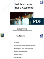 Presentacion Ciudad Resistente A Sismos y Resiliente