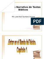 Análisis Narrativo de Textos Bíblicos: Min. José Raúl Quintero Ancona