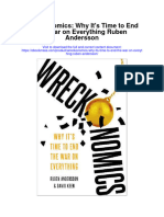 Download Wreckonomics Why Its Time To End The War On Everything Ruben Andersson all chapter