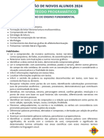 Conteudo Programatico Ensino Fundamental II