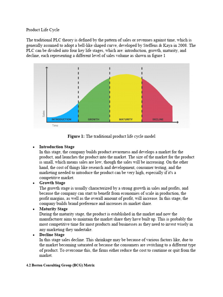 Product Life Cycle Case Study PDF Economies Business