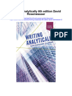 Writing Analytically 8Th Edition David Rosenwasser 2 All Chapter