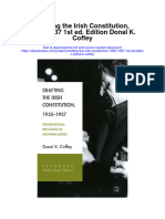 Drafting The Irish Constitution 1935 1937 1St Ed Edition Donal K Coffey Full Chapter