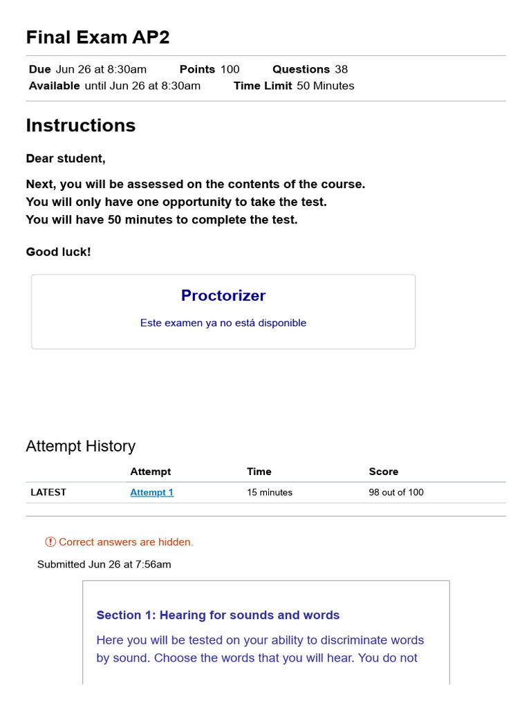 AP2 Final Exam Instructions and Details | PDF | Linguistics