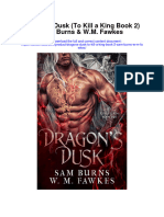 Dragons Dusk To Kill A King Book 2 Sam Burns W M Fawkes Full Chapter