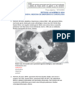 Prova e Gabarito Estagio Academico 2024 Medicina RJ