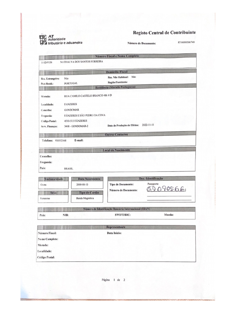 Registo central de contribuinte 2 pdf