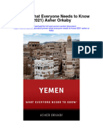 Yemen What Everyone Needs To Know 2021 Asher Orkaby All Chapter