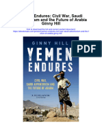 Yemen Endures Civil War Saudi Adventurism and The Future of Arabia Ginny Hill All Chapter