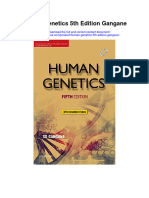 Download Human Genetics 5Th Edition Gangane full chapter