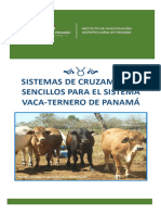 Sistemas de Cruzamiento Sencillos para El Sistema Vaca-Ternero de Panamá