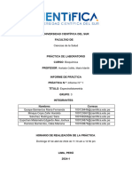 INFORME 1 - Bioquímica