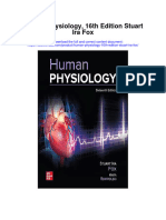 Human Physiology 16Th Edition Stuart Ira Fox Full Chapter