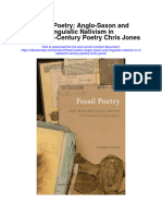 Download Fossil Poetry Anglo Saxon And Linguistic Nativism In Nineteenth Century Poetry Chris Jones full chapter