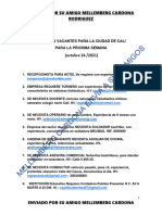 VACANTE Octubre 24-21