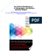 The New Oxford Handbook of Economic Geography 2Nd Edition Dariusz Wojcik Full Chapter