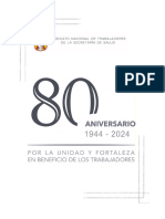 Semblanza Conmemorativa Al 80 Aniversario Del SNTSA