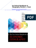 The New Oxford Handbook of Economic Geography Gordon L Clark Full Chapter
