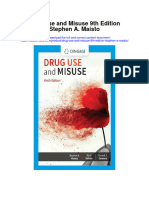 Drug Use and Misuse 9Th Edition Stephen A Maisto Full Chapter