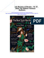 The New York Review of Books N 07 April 21 2022 7Th Edition Various Authors Full Chapter