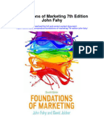 Foundations of Marketing 7Th Edition John Fahy Full Chapter