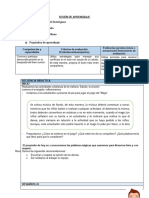 SESIÓN DE APRENDIZAJE del 15  al 19 de abril