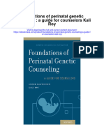 Download Foundations Of Perinatal Genetic Counseling A Guide For Counselors Kali Roy full chapter