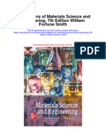 Foundations of Materials Science and Engineering 7Th Edition William Fortune Smith Full Chapter