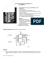 Notice Conversion Numérique Analogique Avec DAC0808LCN