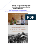 Download Narrating South Asian Partition Oral History Literature Cinema Anindya Raychaudhuri full chapter