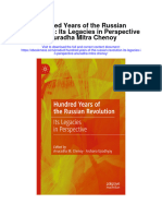 Hundred Years of The Russian Revolution Its Legacies in Perspective Anuradha Mitra Chenoy Full Chapter