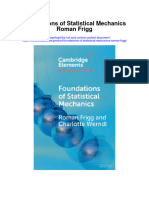 Download Foundations Of Statistical Mechanics Roman Frigg full chapter