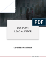 Pecb Candidate Handbook Iso 45001 Lead Auditor MC