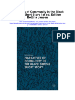 Narratives of Community in The Black British Short Story 1St Ed Edition Bettina Jansen Full Chapter