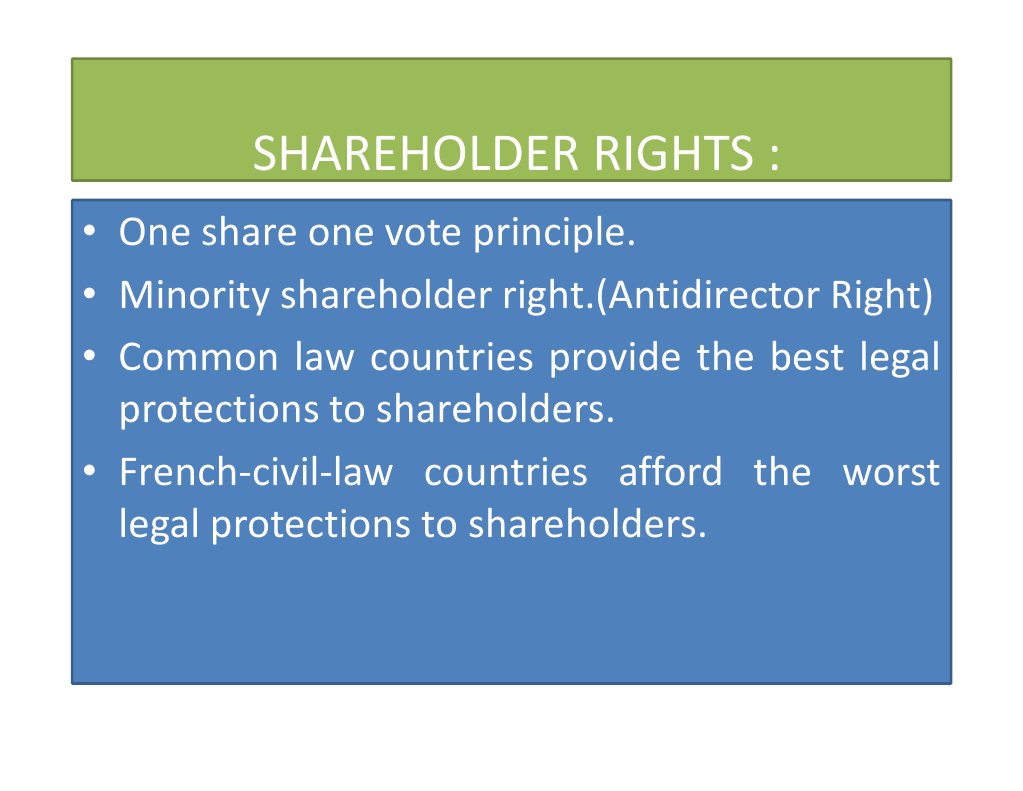 Shareholder Rights - PPTX Auto Saved) | PDF | Law