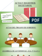 Material - Sociedades - Actas y Registros Societarios.