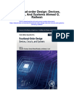 Fractional Order Design Devices Circuits and Systems Ahmed G Radwan Full Chapter