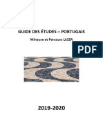 Guide Des Études Portugais 2019-2020-1
