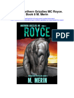 Royce Northern Grizzlies MC Royce Book 8 M Merin All Chapter