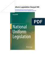 National Uniform Legislation Guzyal Hill Full Chapter