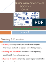 LECTURE 5 Training