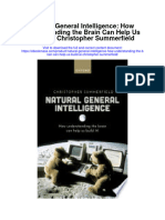 Natural General Intelligence How Understanding The Brain Can Help Us Build Ai Christopher Summerfield Full Chapter