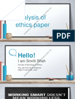 Ethics Analysis 2023 - Watermark
