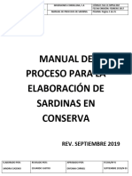 Manual de Procesos Revisión 1 Septiembre 2019
