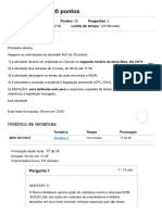 Atividade AV2 - 20 Pontos - DIR.4M1 - Direito Processual Civil II