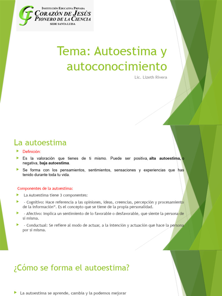 Autoestima y Autoconocimiento: Claves Esenciales | PDF