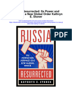 Download Russia Resurrected Its Power And Purpose In A New Global Order Kathryn E Stoner all chapter