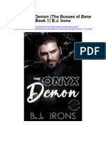 The Onyx Demon The Bosses of Bane Book 1 B J Irons Full Chapter