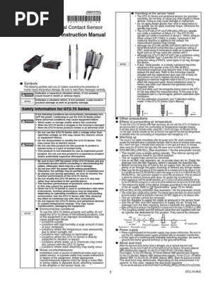 GT2-70 Series Instruction Manual | PDF | Electrical Connector