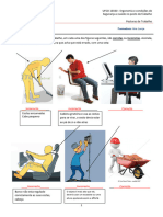 Ficha Sobre Posturas de Trabalho 1